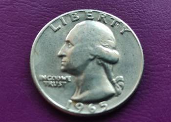 Moneta USA QUARTER DOLLAR 1965 - 25 centów George Washington
