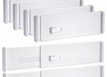 4X ORGANIZER REGULOWANA PRZEGRODA DO SZUFLADY SZAFY SEPARATOR ORGANIZER