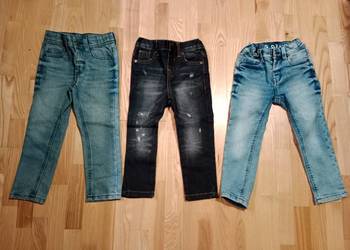 3 pary jeansów dziecięcych - rozmiar 98