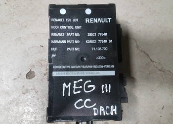 RENAULT MEGANE III CABRIO KABRIOLET STEROWNIK DACHU MODUL 285C17764R