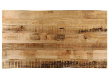 Blat stołu z naturalną krawędzią 120x60x25 cm drewno mango WM-370672