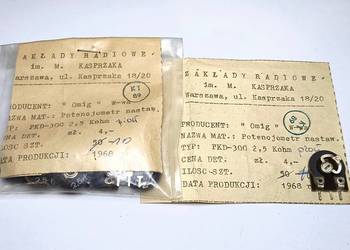 Potencjometr 2,5k PKD-300 OMIG