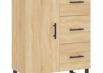 Szafka dąb sonoma 695x34x90 cm materiał drewnopochodny WM-827943