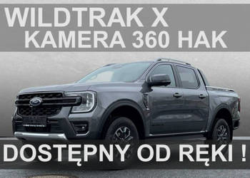 Ford Ranger Wildtrak X 205KM 4x4 Roleta elektr. Kamera 360 Pakiet X Hak 26…