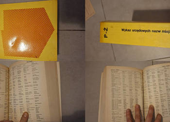 Pierwsze wydanie! Wykaz nazw miejscowości w Polsce, niski nakład 1982