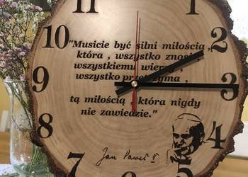 Zegar -cytat Ojca Św.JP II