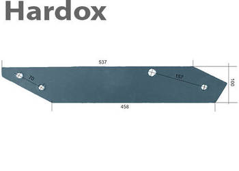 Płoza długa HARDOX 20621/L 20627/L N 13/15 do pługa NIEMEYER