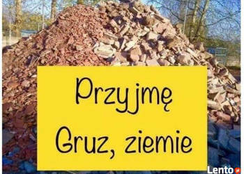 Przyjmę ZIEMIĘ z Wykopów oraz GRUZ TWARDY - Każdą Ilość - AKTUALNIE Koparka