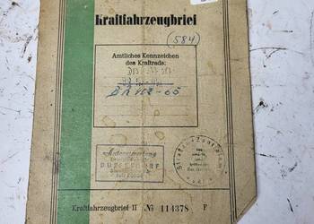 BIRIF PAPIER PAPIERY NSU 200 1938R