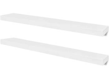 Półki na książki/DVD 2 szt. białe MDF WM-242185