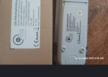 Lampa LED przemysłowa IP66 60W 6000lm 150cm hala warsztat magazyn