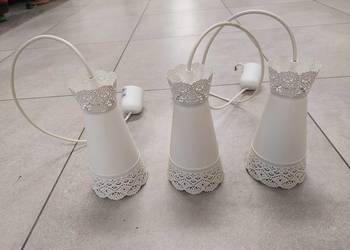 Lampy wiszace IKEA Molndal 3 sztuki białe Kraków