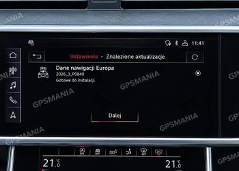 Nowe mapy Audi MH2P Europa 2027 P0840 Audi A6 C8 A7 4K Q7 Q8 Q3 MH2p
