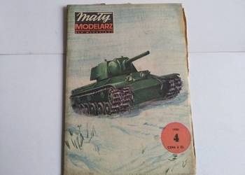 Mały Modelarz nr 4/1981, Radziecki ciężki czołg KW-1