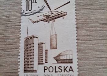 Znaczek Pocztowy Śmigłowiec Transportowy Mi-6  1976 z PRL-U