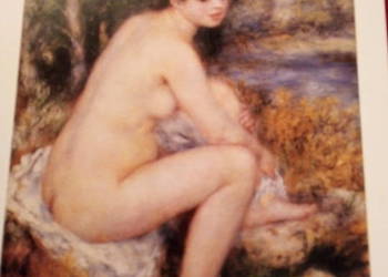 RENOIR - FEME NUE DANS-siedzaca dziewczyna
