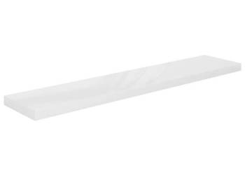 Półka ścienna wysoki połysk biała 120x235x38 cm MDF WM-323757