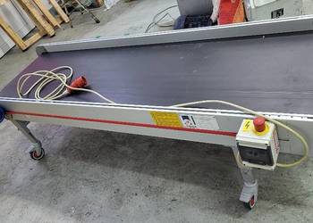 Taśmociąg prosty, przenosnik taśmowy płaski DEGA 215 x 60 cm - mkvplast.pl