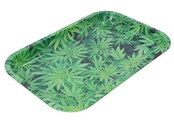 Taca Metalowa do Kręcenia Papierosów i Ziół 27x16 cm