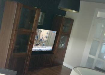 Meble pokojowe płyta + drewniane fronty