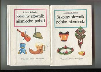 Szkolny słownik polsko niemiecki niemiecko polski T.1-2