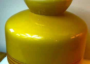 Klosz lampy wiszącej szkło lata 70-te PRL Vintage