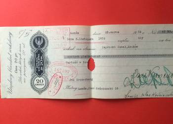 ( 1530 ) Weksel Wystawiony W Łomży 27