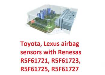 Naprawa airbag Denso Toyota, Lexus, Subaru Renesas R5F6172X