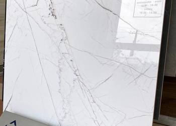 Gres polerowany Marmo Thassos 80x80 BIAŁY MARMUR POŁYSK