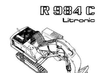 Liebherr R984 C Litronic instrukcja obsługi DTR Liebherr R984 C Litronic instrukcja obsługi DTR