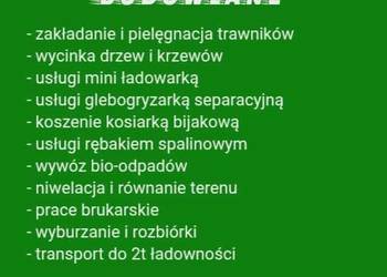 Uslugi ogrodnicze i budowlane