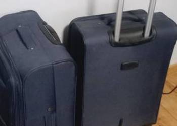 Walizka Ochnik duża granatowa jednokomorwa