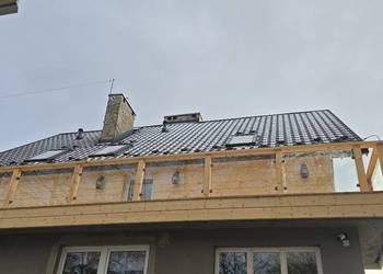 Sprzedam szyby chartowane na balkon balustradę