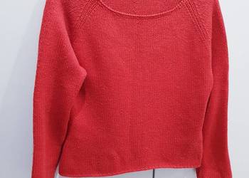 Damski dzianinowy zimowy sweter