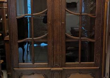 Dębowa biblioteka,witryna ludwikowska,dostępne 2szt.-sklep Dąbrowa Górnicza