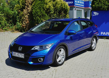 Honda Civic Tourer, I rej. 2016, LPG, super stan, salon Polska, EURO 6 IX …