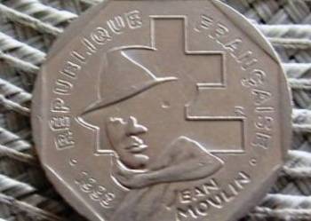 Francja 2 Francs 1993r---Jean Moulin