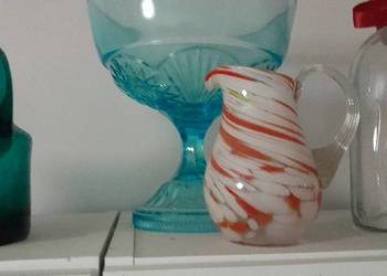 Butelki szklane kolorowe karafki