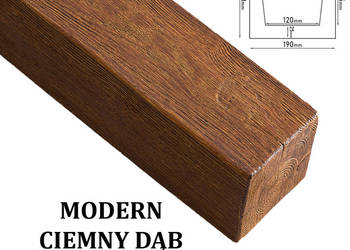 Belka Modern  19x17 cm Ciemny Dąb