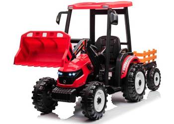 OLBRZYMI TRAKTOR NA AKUMULATOR Z PRZYCZEPĄ 24 V, 400W, 3158