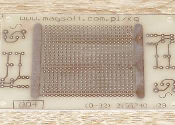 Płytka uniwersalna 004 nawiercona, laminat szklano-epoksydowy 112 x 74 mm