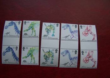 Wielka Brytania 1991 Mi. 1950/54 Fauna Dinozaury  a Wielka Brytania 1991 Mi. 1950/54 Fauna Dinozaury  a