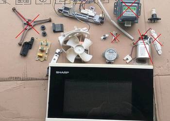 Kuchenka mikrofalowa Sharp R270W sprawna części