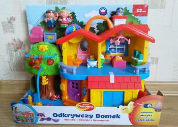NAJTANIE Odkrywczy Domek Melodie Dźwięki Rymowanki Ruchome Elementy Wysyłka