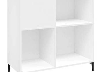 Szafka na płyty biała 845x38x89 cm materiał drewnopochodny WM-831997