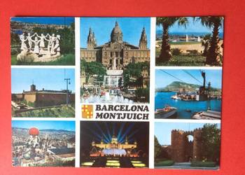 ( 516. ) Widokówka Barcelona Montjuich