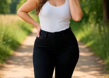 M.SARA SPODNIE JEANS PUSH UP WYSZCZUPLAJĄCE WYSOKI STAN czarne pas 35-46 x2