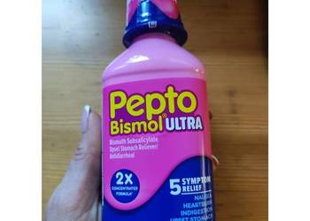 Pepto Bismol nudności zgaga niestrawność rozstrój żołądka biegunka