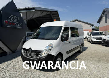 Renault Master L2H2 średniak 7 osobowy brygadówka doka pełna opcja