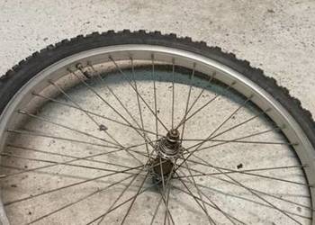 Koło 24 mtb przód z opona i dętką st.dobry+
